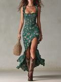 Simona | Vestido retro de silueta larga y elegante