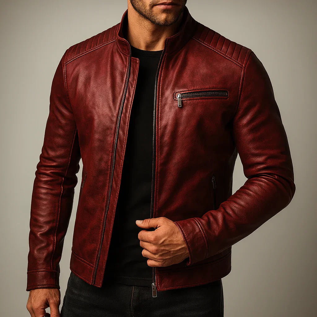 Mario™ | Chaqueta de cuero sintético
