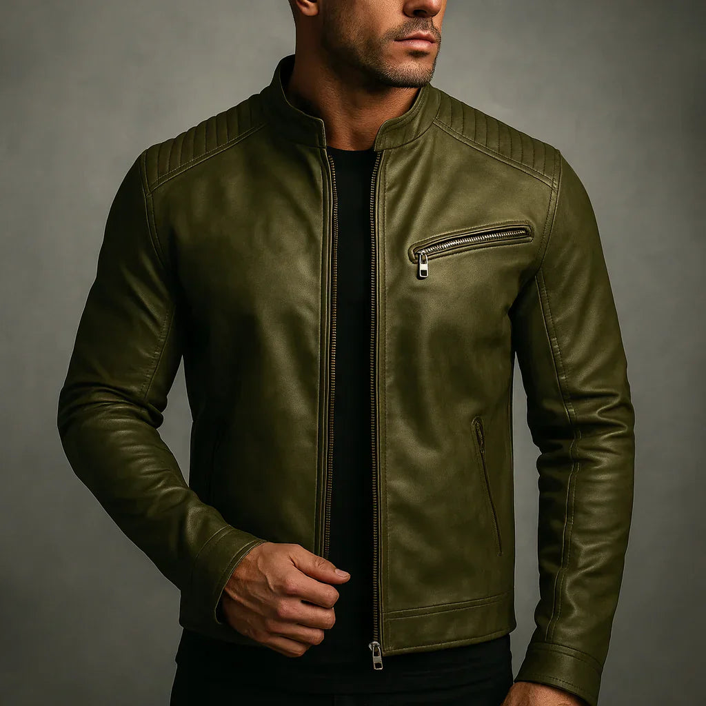 Mario™ | Chaqueta de cuero sintético