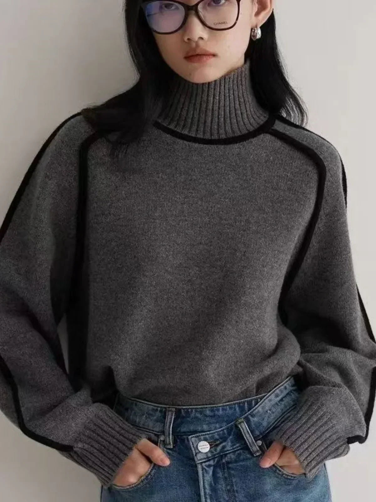 Donna | 優雅高領毛衣