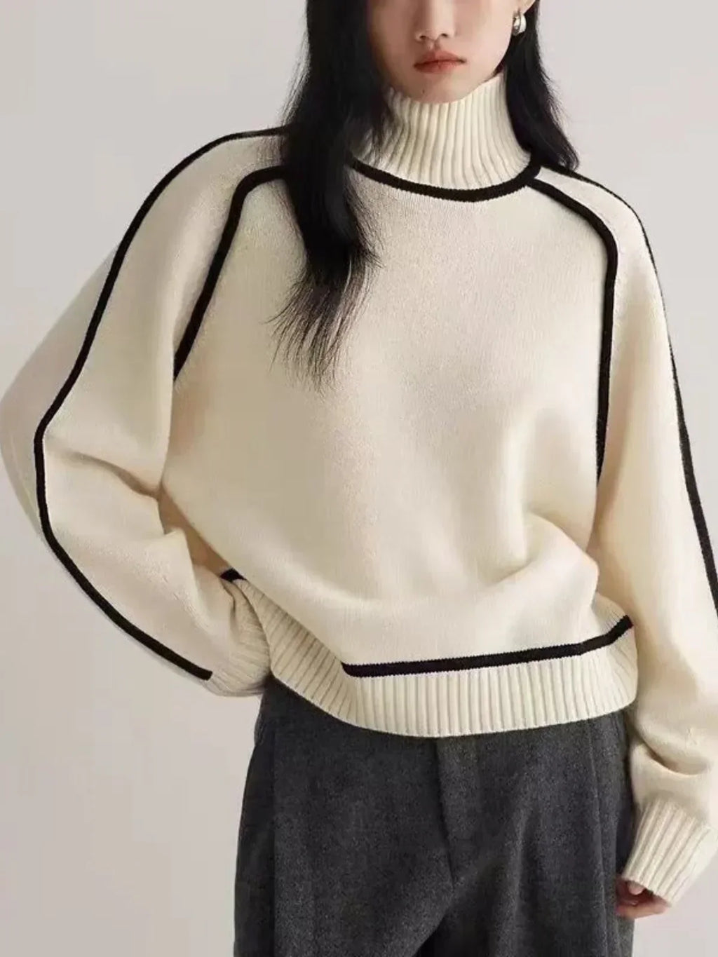 Donna | 優雅高領毛衣