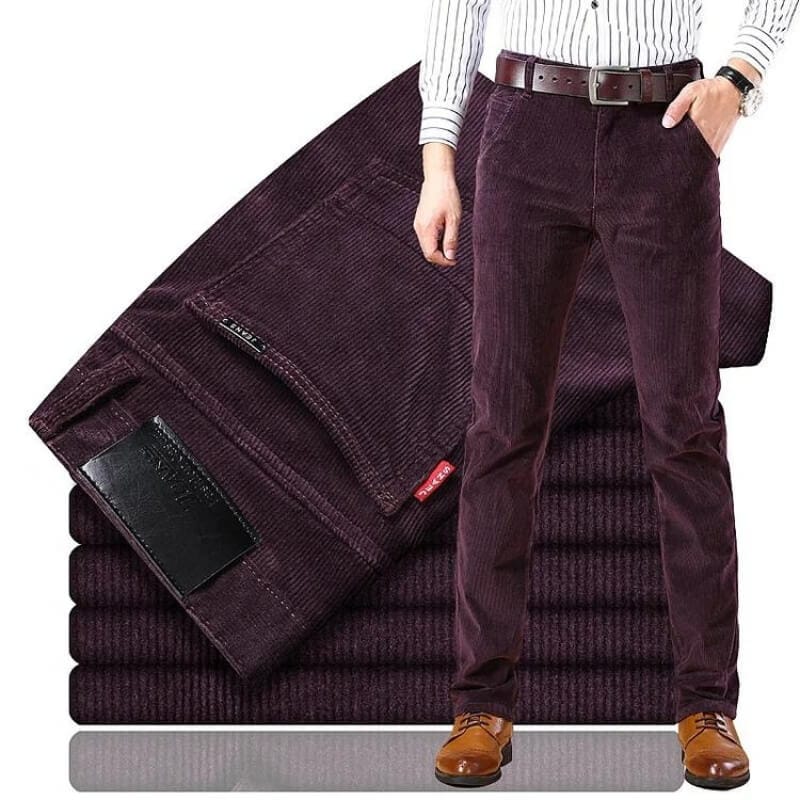 Olivia Sur™ | Pantalones de pana elástica