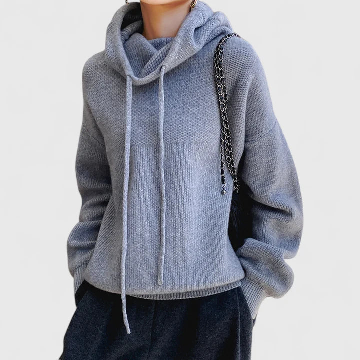 Marie | 舒適針織連帽衫