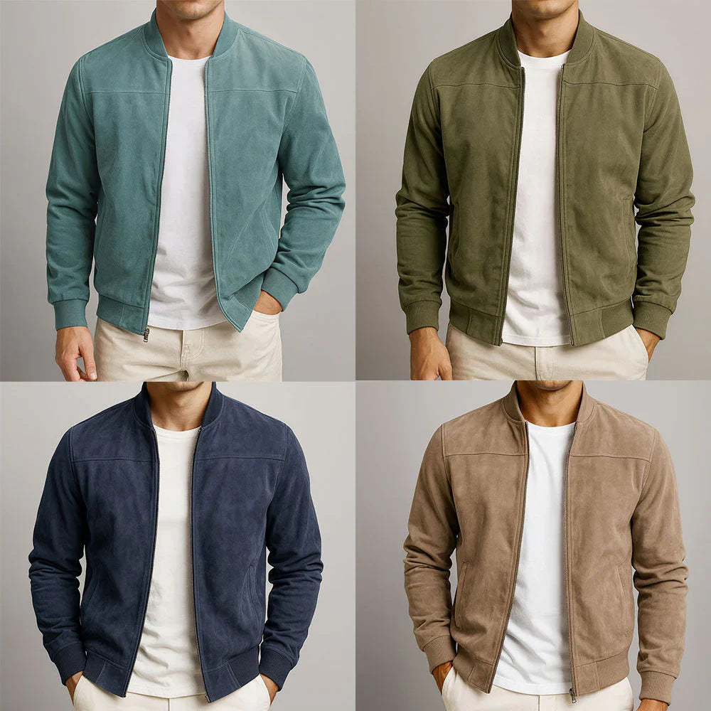 Pablo | Chaqueta de ante sintético para hombre