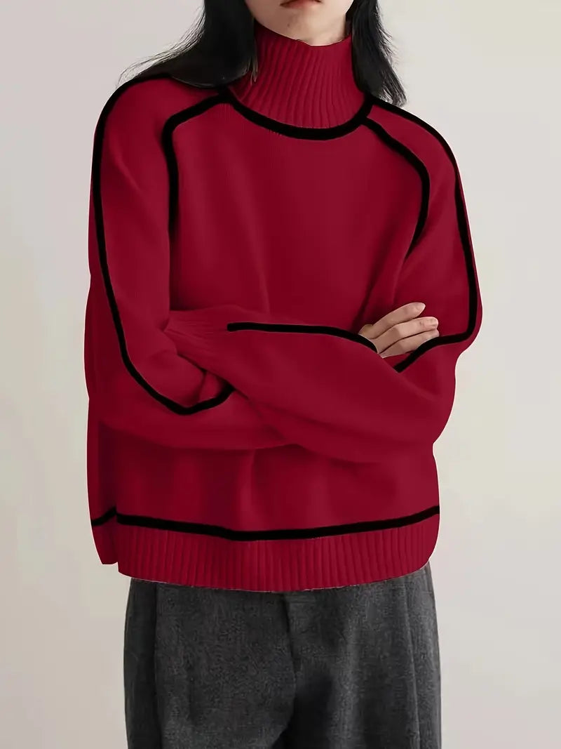 Donna | 優雅高領毛衣